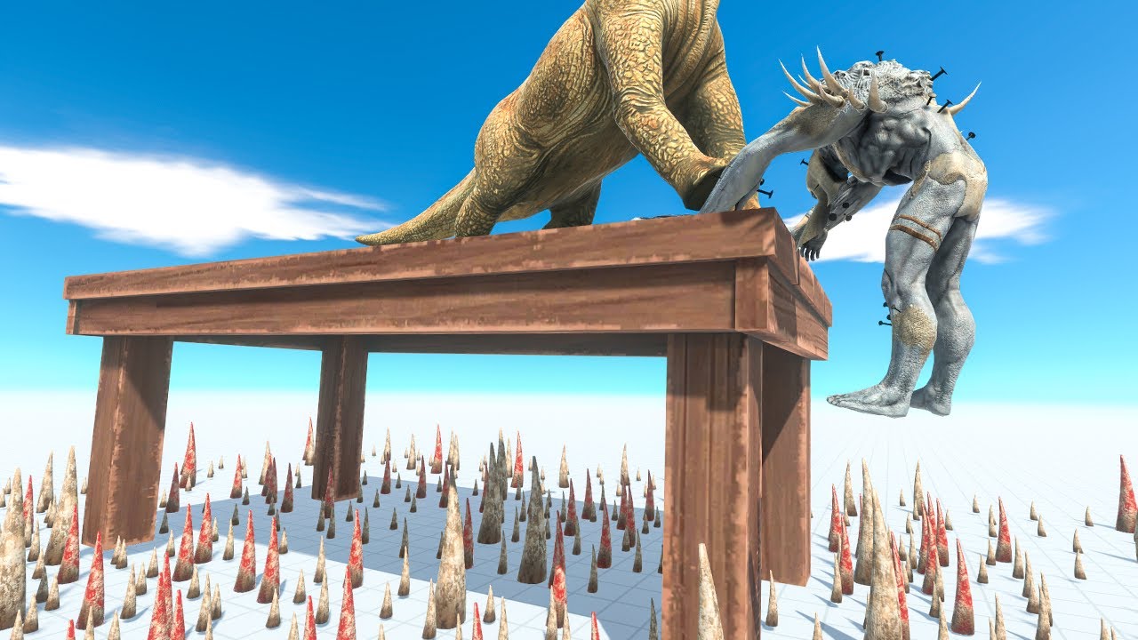 INFERNALS vs HERVIVORES vs FANTASY | TABLE BATTLE and SPIKES  - Animal Revolt Battle Simulator