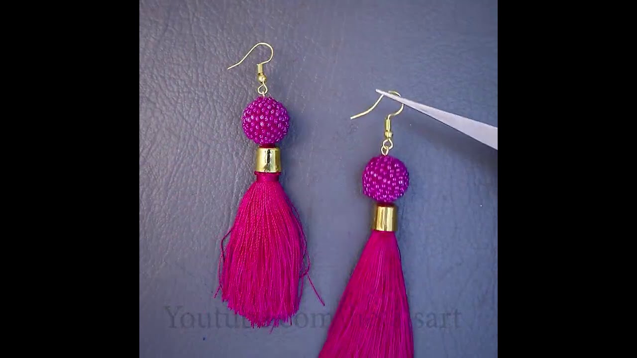 Hot Pink! 18 Fashion DIY Earrings - On Daily Wear & Party Wear Outfits