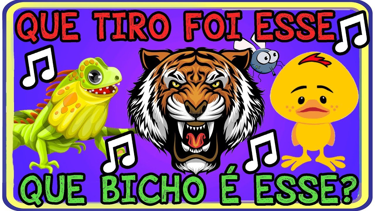 QUE TIRO FOI ESSE? Paródia QUE BICHO É ESSE? - MÚSICA INFANTIL