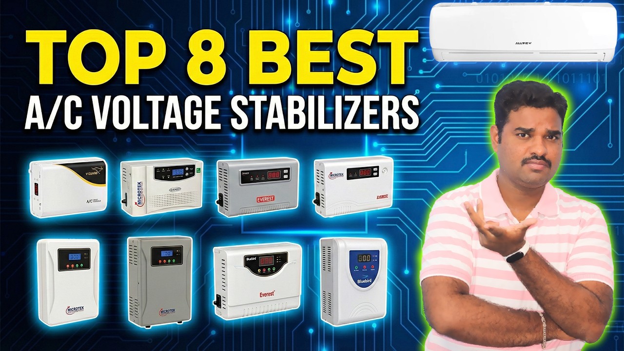 ✅ Top 8 Best A/C Stabilizer In India 2026 With Price |A/C Voltage Stabilizer Review & Comparison