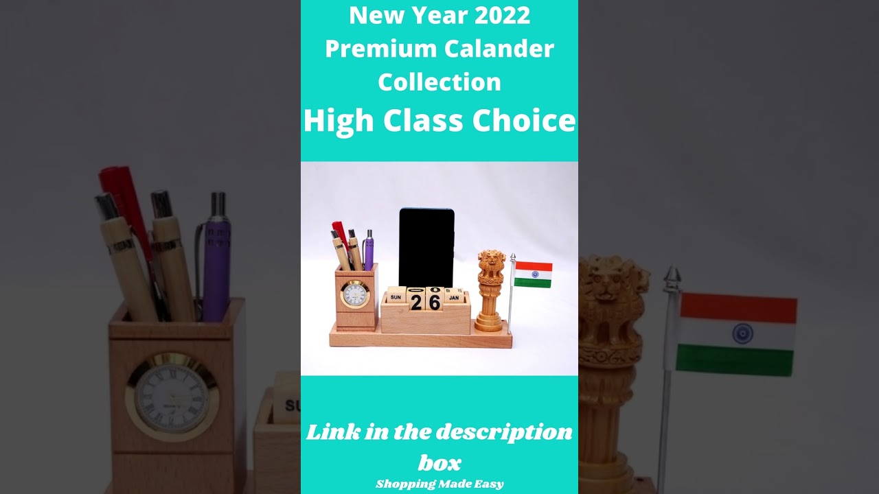 Premium Class Calendar #newyear2022 Collection #shorts #youtubeshorts #youtubefeed #shoppingmadeeasy