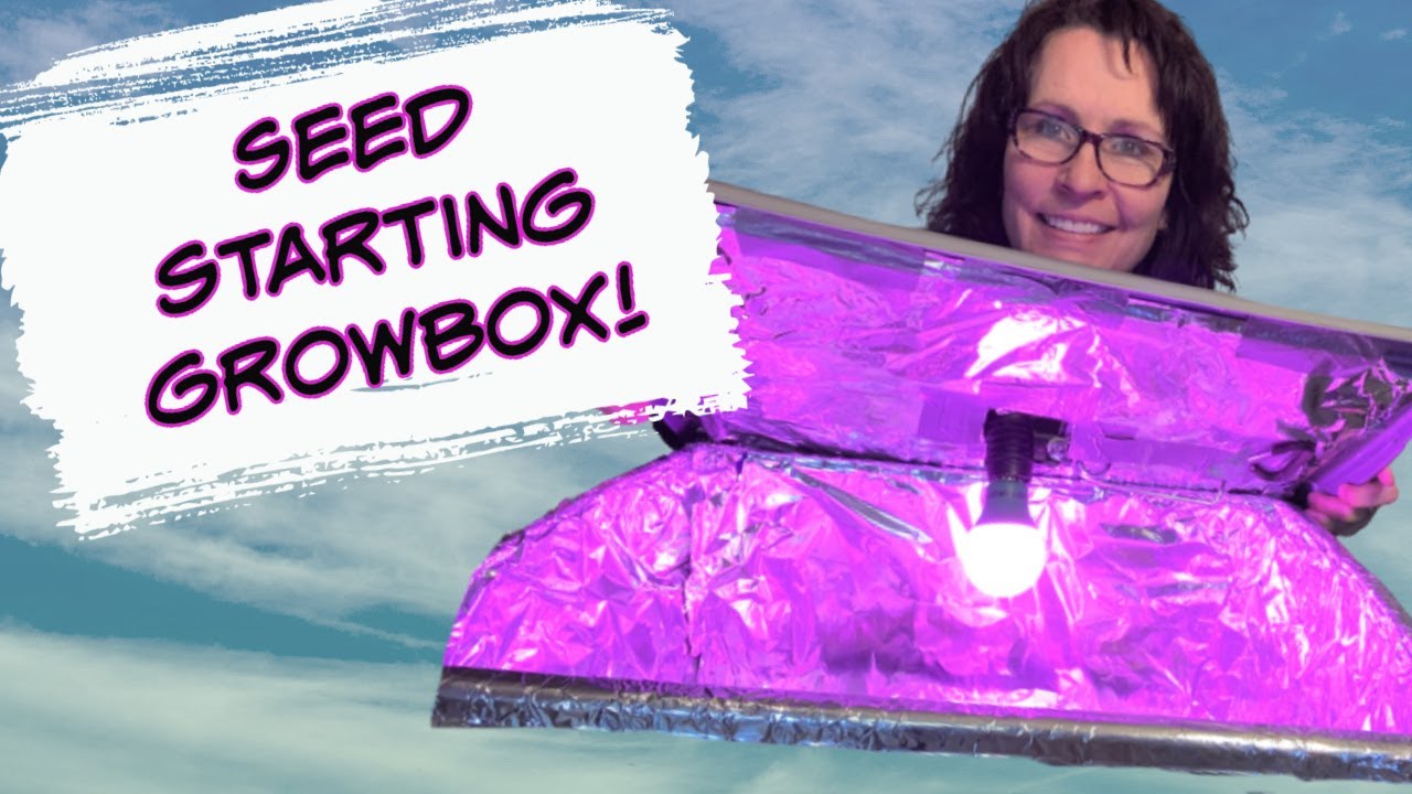 Easy Set Up for Starting Seeds - Build Your Own Growbox!