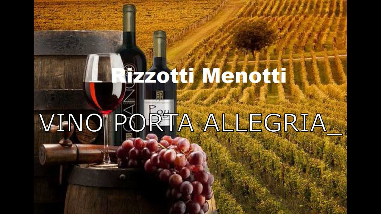 RIZZOTTI MENOTT  VINO PORTA ALLEGRIA