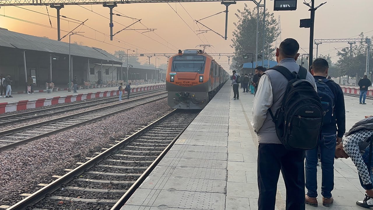 Journey in Shan e Punjab express Sonipat to Rajpura jn 12497 with Amrit Bharat wap5 twins 