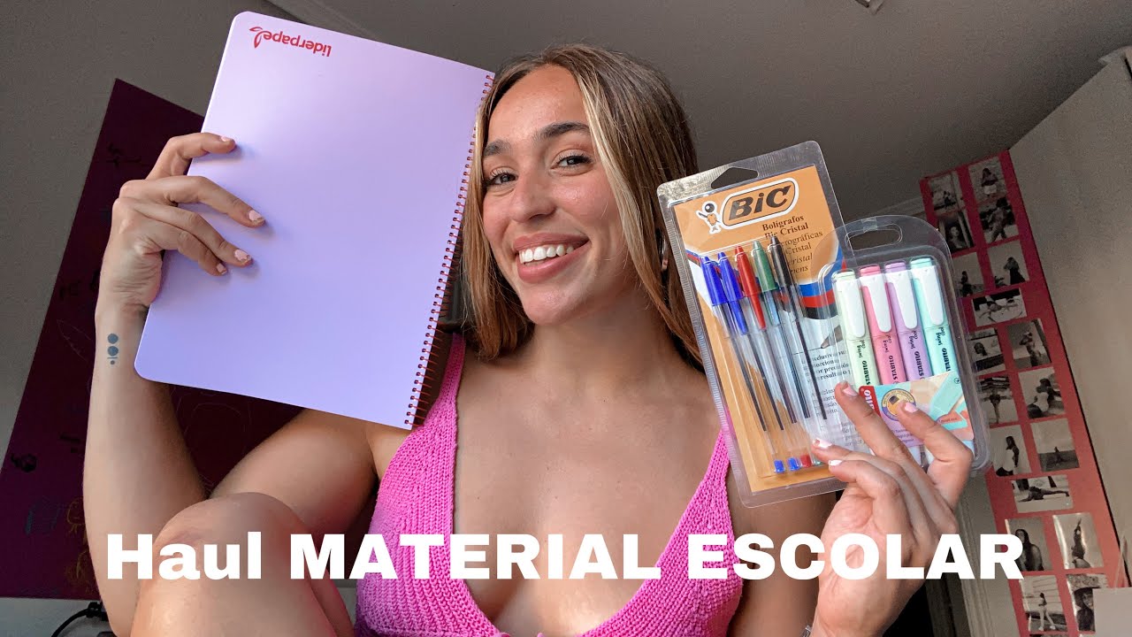 haul MATERIAL ESCOLAR | @LUCIAA_RDND