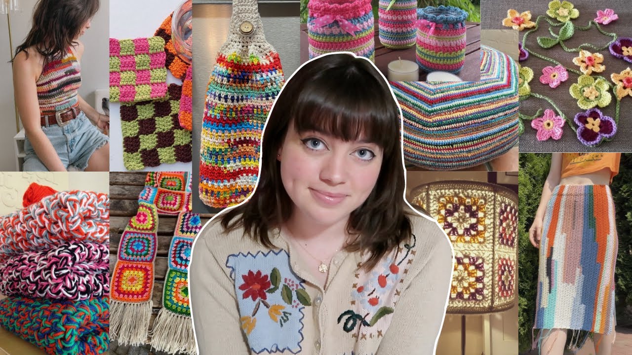 50 easy crochet STASH BUSTER projects with patterns (beginner friendly)