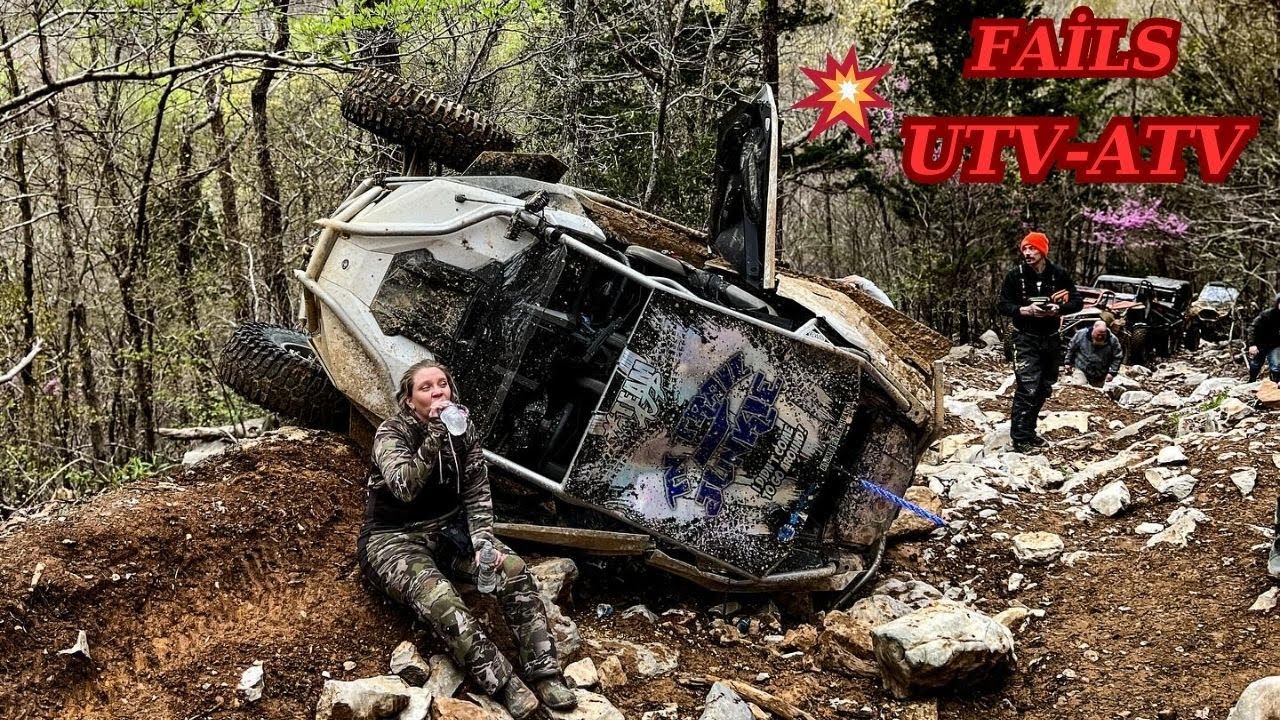 Опасные аварии UTV и ATV &mdash; экстремальные неудачи на бездорожье!