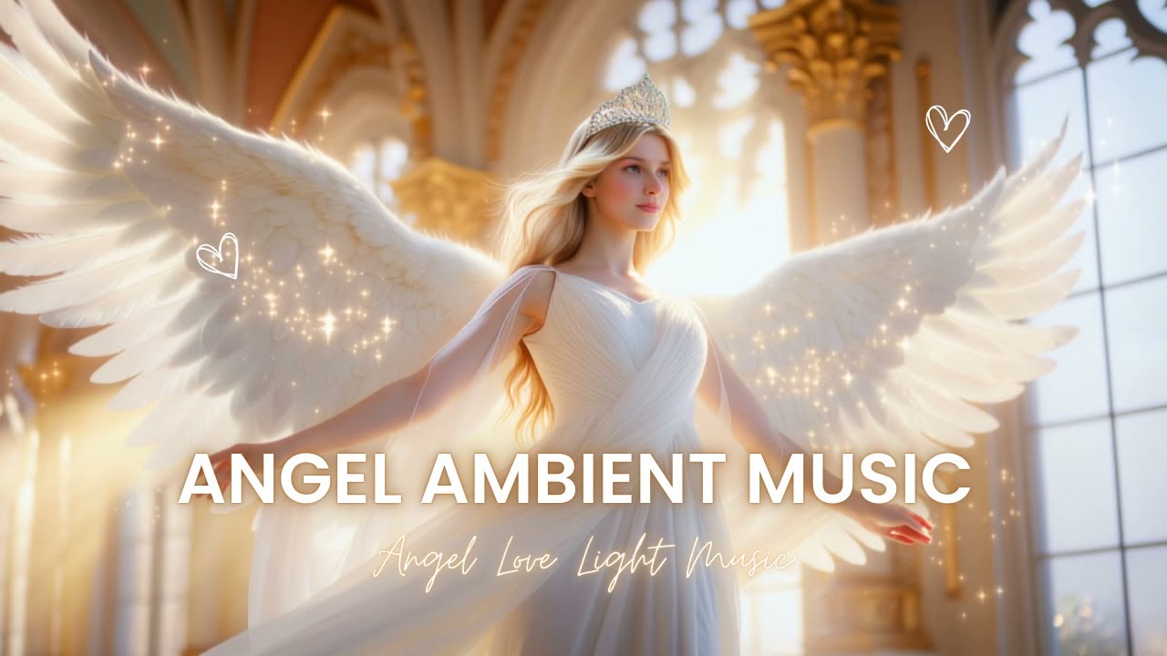 1111Hz 👼 Angel Ambient Music | Angelic Grace in Golden Sanctuary | Angel Love and Hug | 3 Hours ✨
