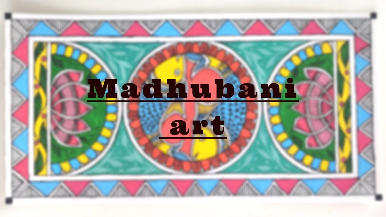 Madhubani Painting for Beginners II How to make Madhubani Mithila Painting || Madhubani art