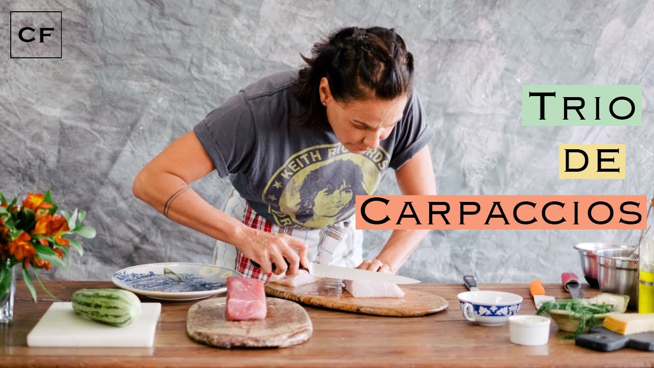 Trio de Carpaccios | Na Cozinha com Carolina