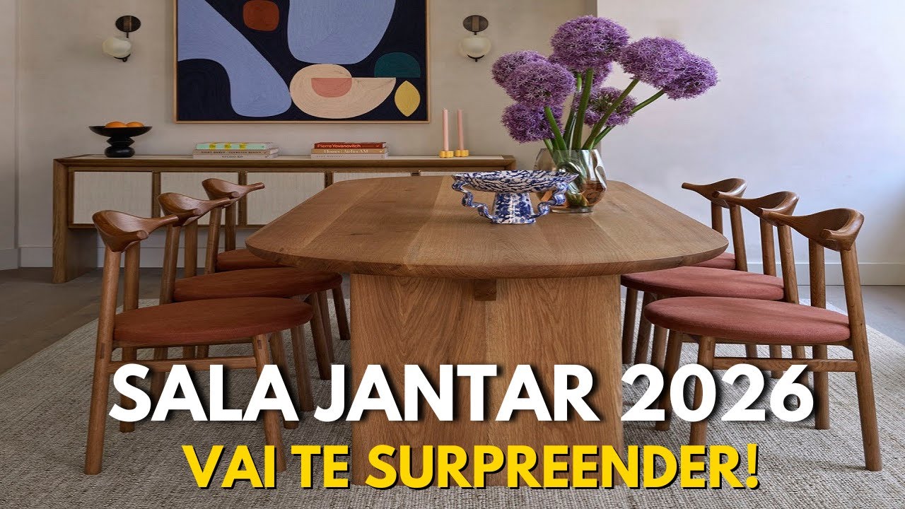 SALA de JANTAR 2026: 7 Tendências que Você Precisa Conhecer