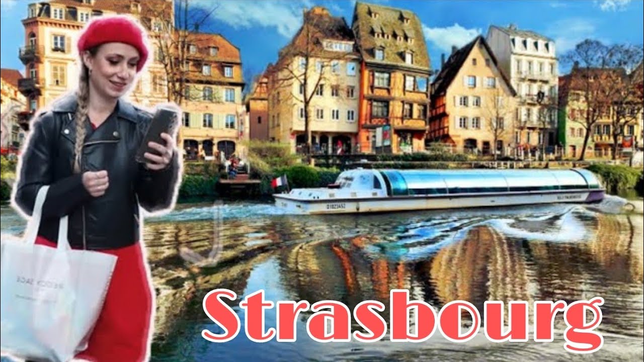 🇨🇵Straßburg-Frankreich( Alsace)/ Walking Tour4K/Die romantische Spaziergang-Tour durch Straßburg2025