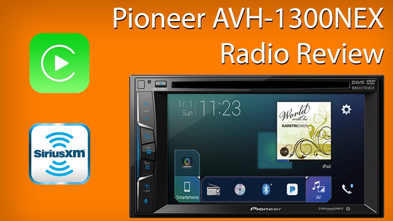 Pioneer AVH 1300 NEX Radio Review Demo