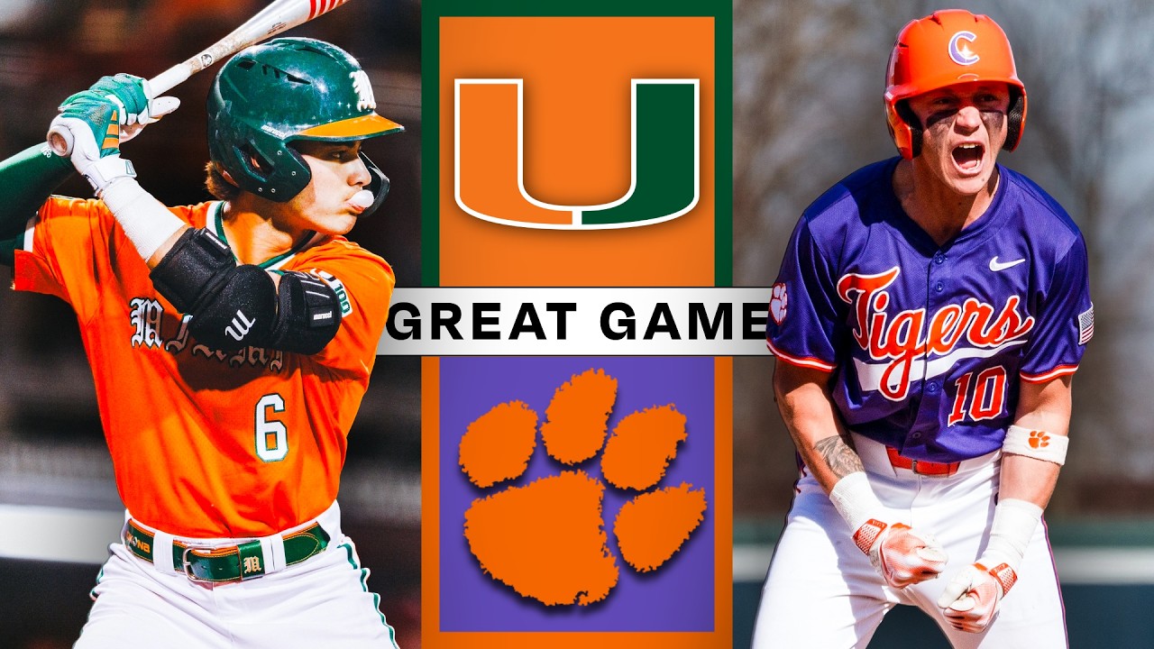 Miami vs Clemson (LATE SURGE!) | Game 1 | 2026 College Baseball Highlights