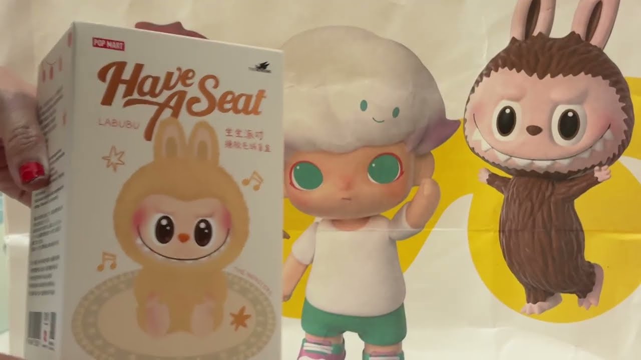 Unboxing Labubu Have A Seat Collection ASMR