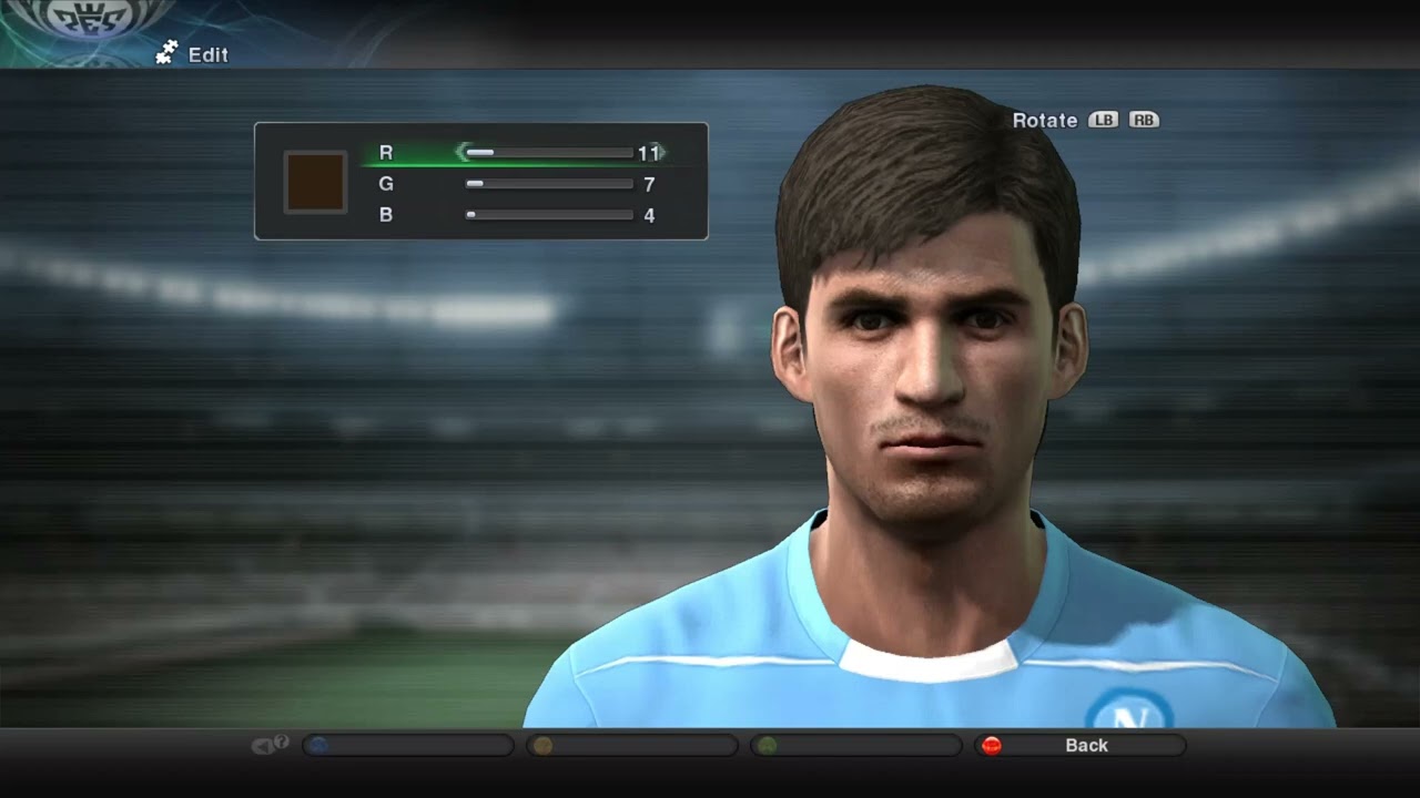 Kvicha Kvaratskhelia pes 2011 build face