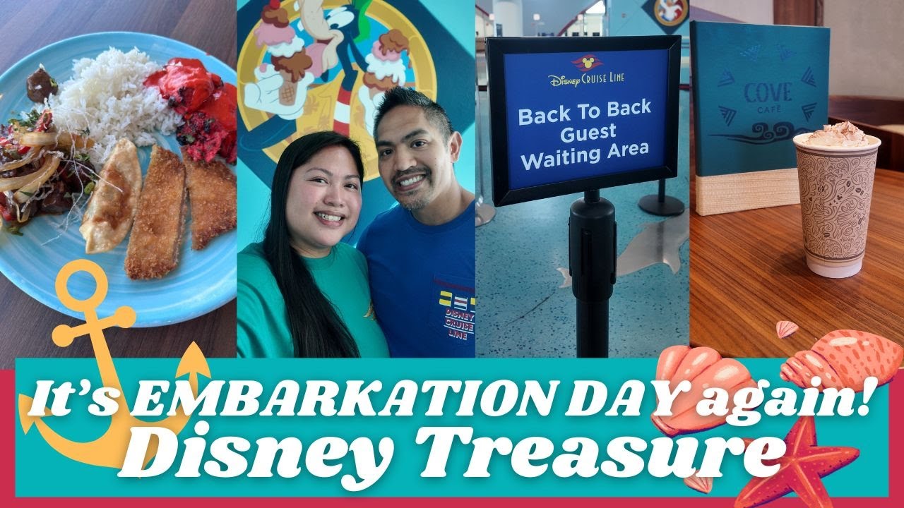 It's EMBARKATION DAY again on the DISNEY TREASURE! 🚢 Disney Cruise Vlog 2025 | B2B Back To Back 🎉