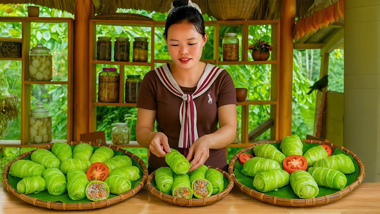 How to Make Cabbage Rolls with Meat to Sell at the Market - Traditional Cooking | Trieu Mai Huong
