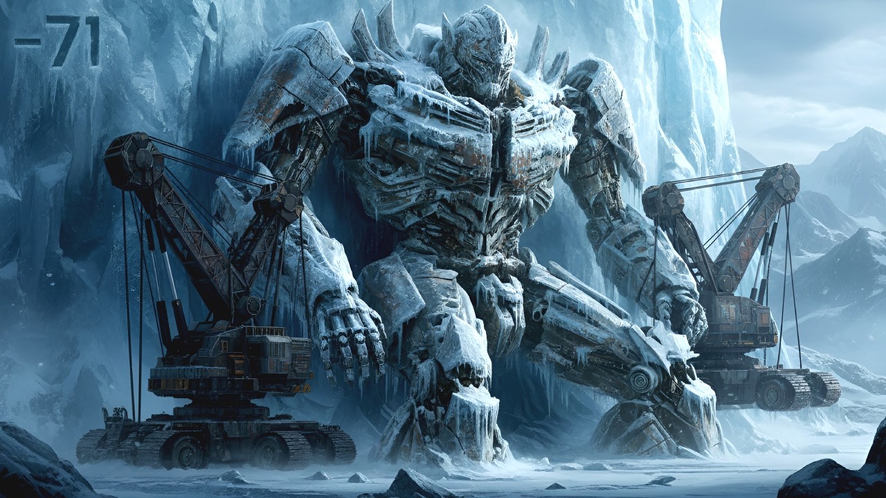 GLACIUS-OMEGA: A Giant Dead Transformer Robot Found | Epic ASMR Salvage