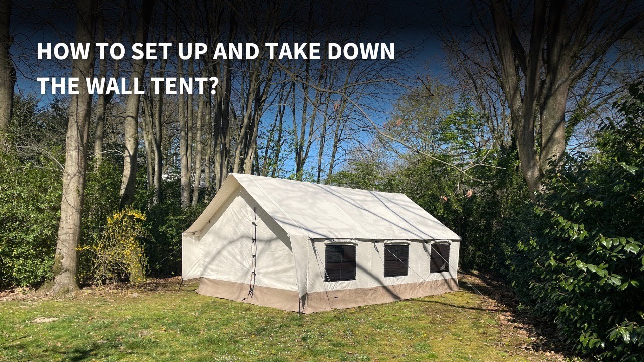 How to Set Up and Take Down the Wall Tent? | CanvasCamp