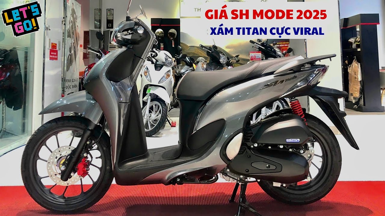 Giá Honda SH MODE Xám Titan 2025 Cực Viral & Ưu Đãi Góp 0.79% Cực Rẻ 03/25 | Tuấn Hồng Đức 6