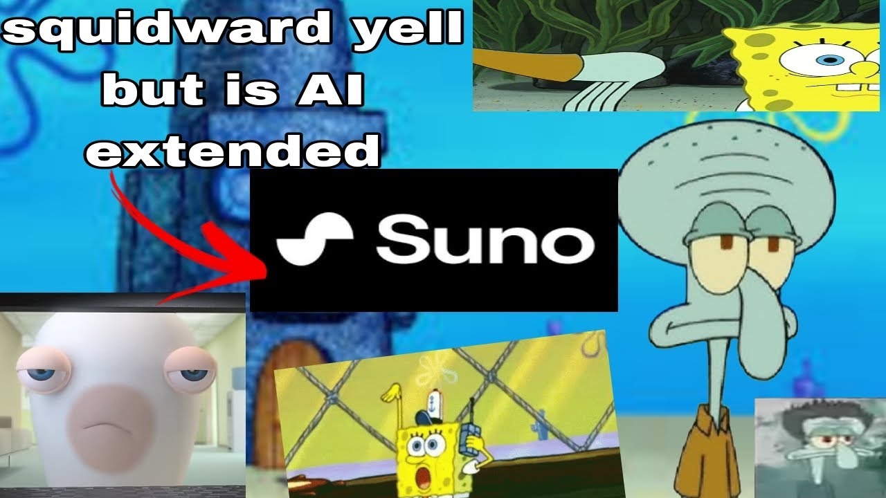 Squidward yell but is AI extended (suno ai) 