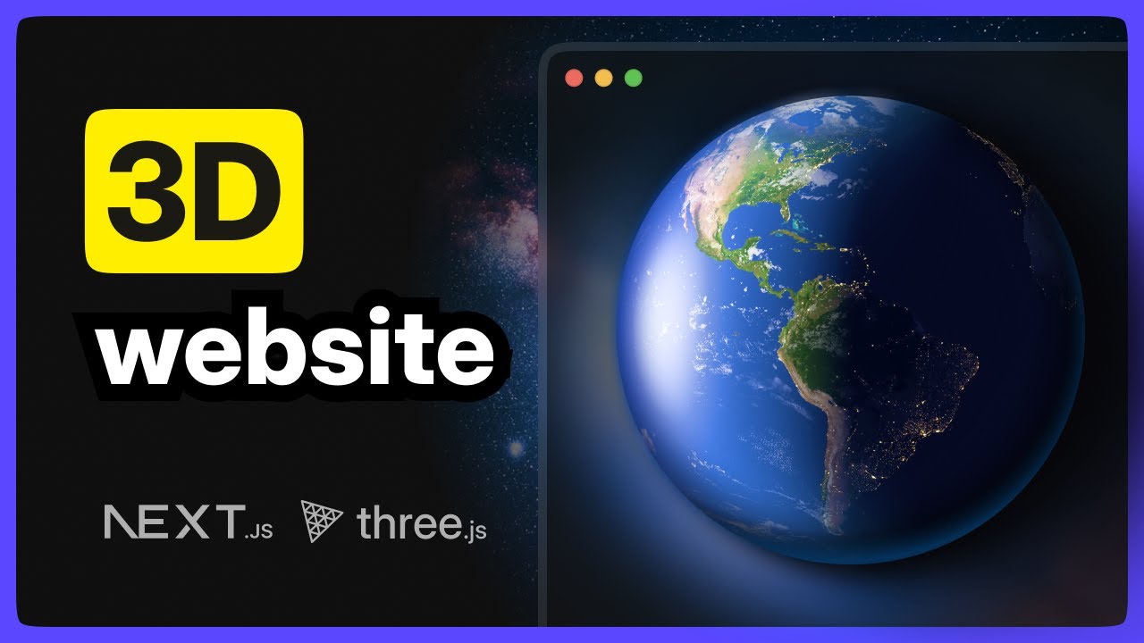 Build an Awwwards Winning 3D Website | Next.js, three.js, GSAP