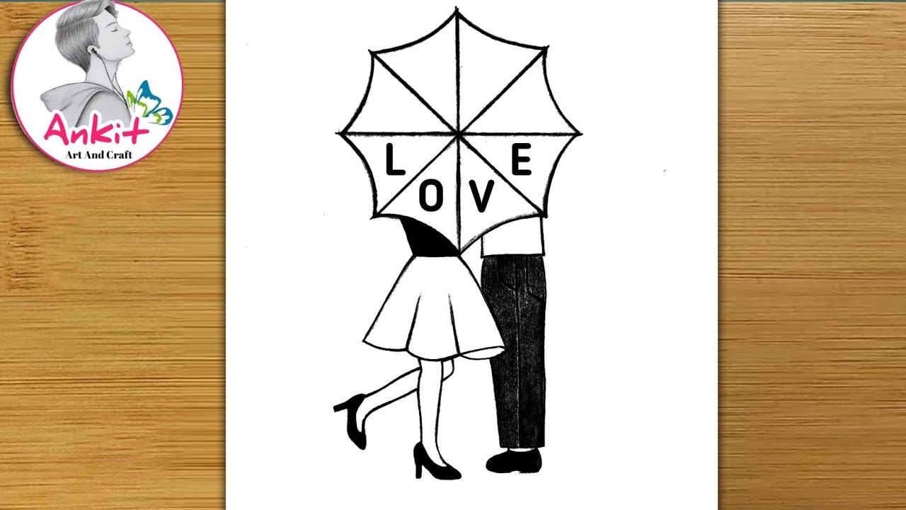 Couple drawing easy| love couple drawing | romantic couple drawing step by step | pencil sketch 