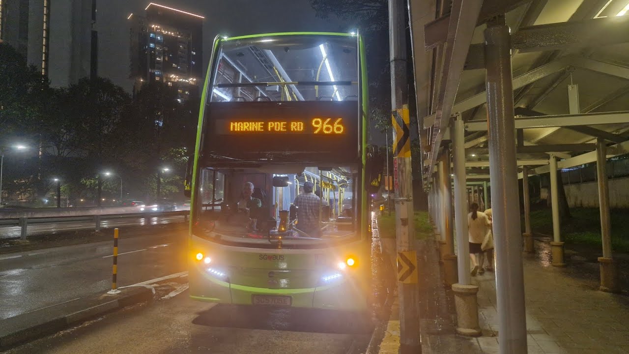 Tower Transit Bus Service 966 Alexander Dennis Enviro500 Batch 2 SG5705E 