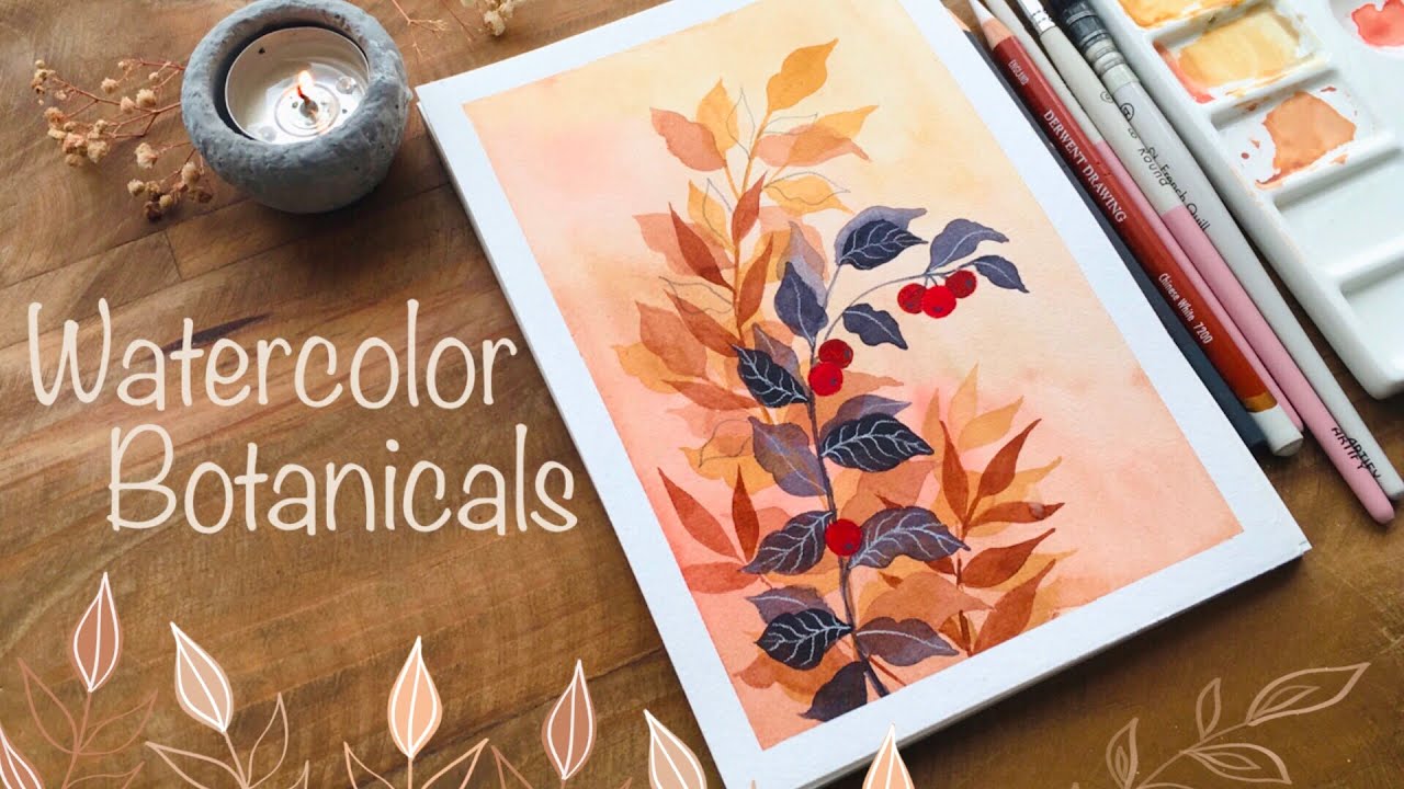 Watercolor Botanical painting
