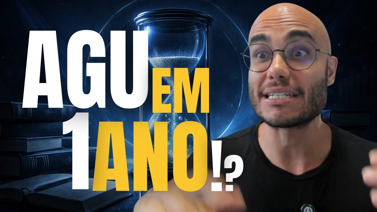 Concurso AGU (AU/PF/PGFN) em um ano: dá tempo? Para de perguntar. Estuda.