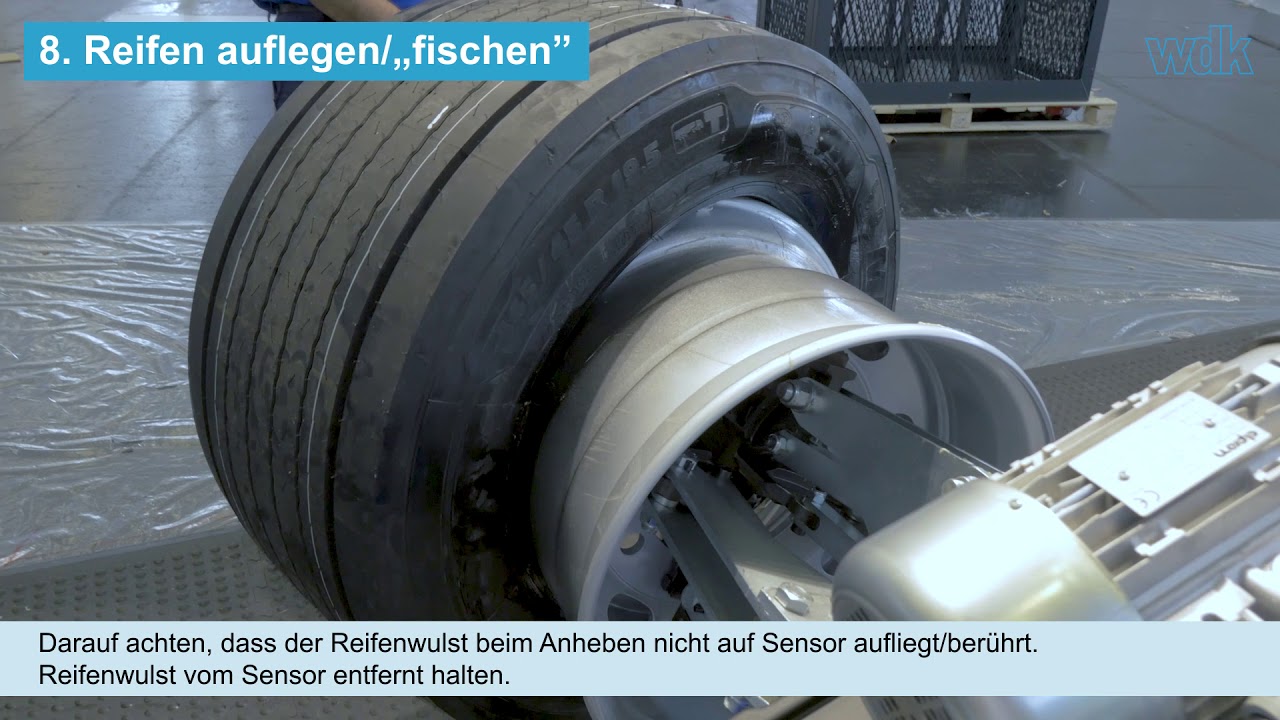Montageanleitung für Nutzfahrzeugreifen