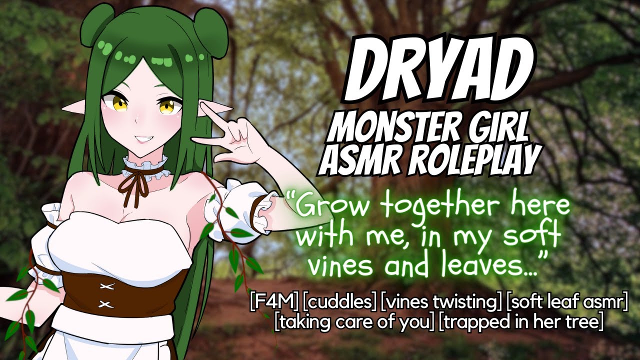 Yandere Dryad Wraps You Up in Her Vines to Stay Forever! 🌿  3Dio Binaural Monster Girl ASMR Roleplay
