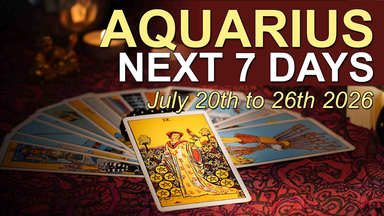 AQUARIUS Weekly Tarot &lsquo;ANSWERING THE CALL&rsquo; July 20 - 26 2026 Intuitive Spiritual Guidance ✨