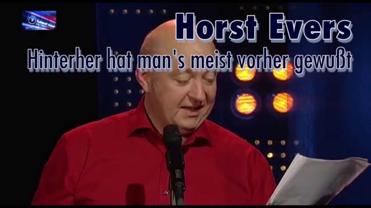 Horst Evers - Hinterher hat man's meist vorher gewusst - HD - 2014
