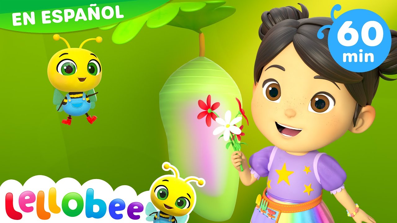 ¿Cómo nacen las mariposas?  🦋 Caricaturas - Canciones Infantiles 🎵 | Lellobee