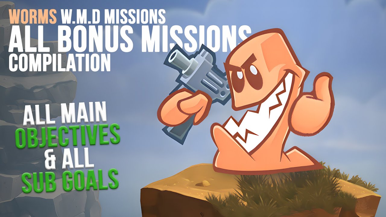 All Bonus Missions🎯 | Worms W.M.D Missions🎬
