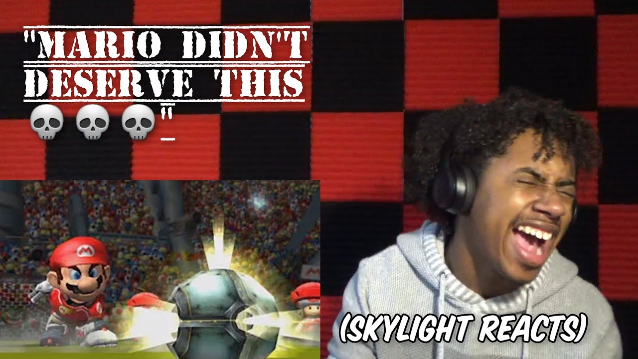 DONKEY KONG! XD | Mario Strikers: ярость Wii и забавные моменты | (Skylight Reacts)