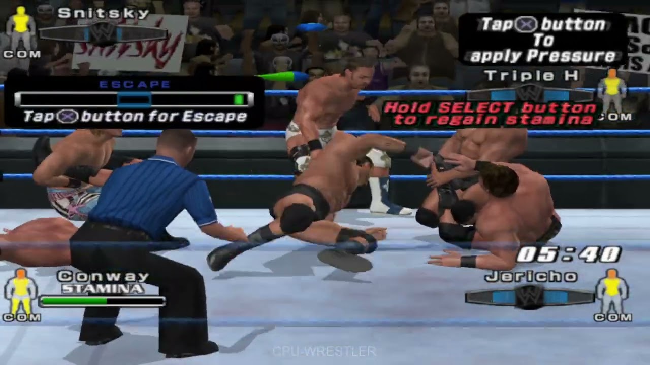 WWE SmackDown! vs. Raw 2006 | 6-MAN BATTLE ROYAL | Snitsky, Dupre, JBL, Triple H, Conway, Jericho!