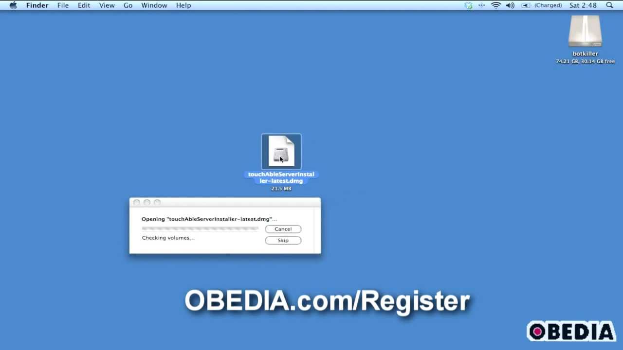 Настройка touchAble 1.2 в OS X