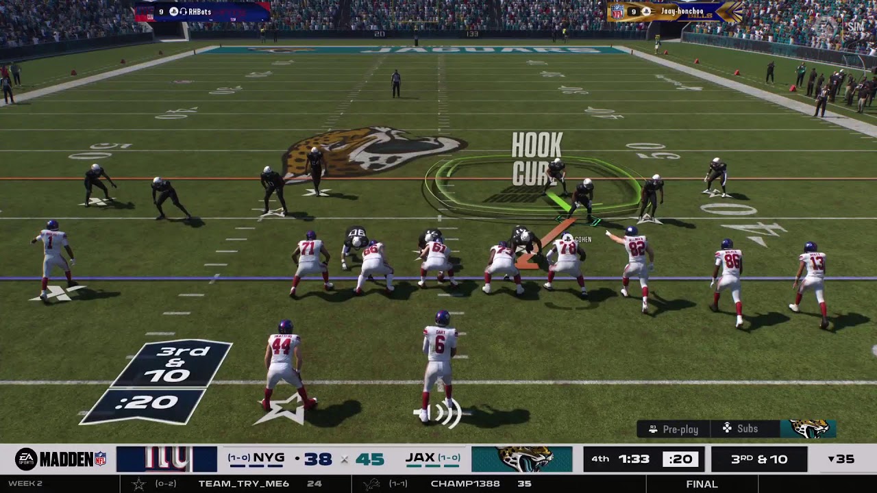 Jags vs Giants