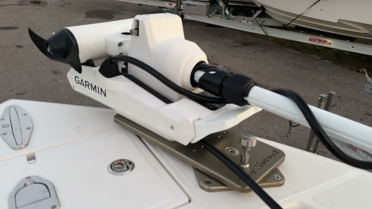Garmin Force Kraken 90” Trolling Motor & Sea Swivel Mount with 105Amps Lithium Battery 😱