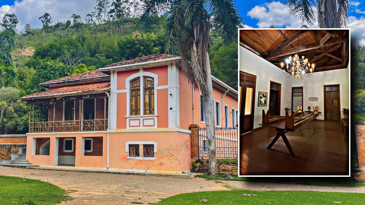 ESSA INCRÍVEL MANSÃO DO SÉCULO XIX ENCONTRASSE COM TODA SUA MOBÍLIA INTACTA!