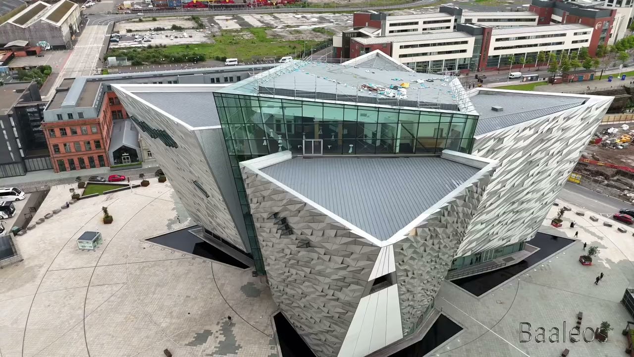 Titanic Museum in Belfast - Drone Footage
