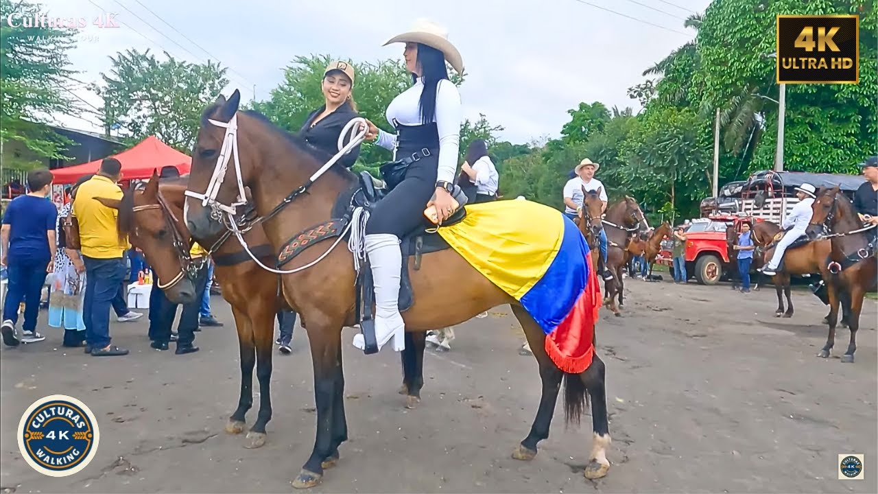 Caballos Las MUJERES m&aacute;s HERMOSAS Cabalgata Florencia Culturas4K