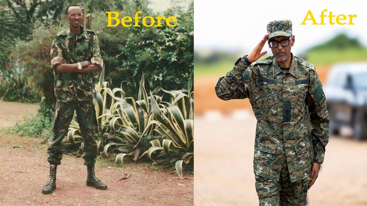 Ihere ijisho amafoto yo mu bihe bitandukanye ya Perezida Paul Kagame😊😊😊