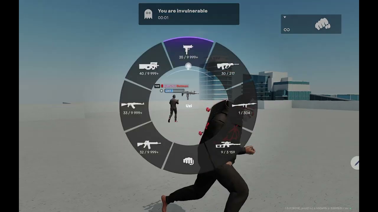 1v1 με τον φίλο μου τον batman στο flex city 🔥