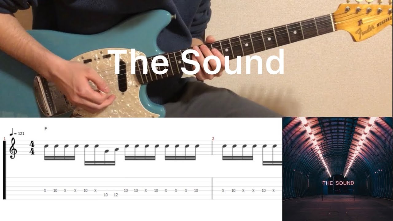 The 1975 - The Sound (guitar cover with tabs & chords)