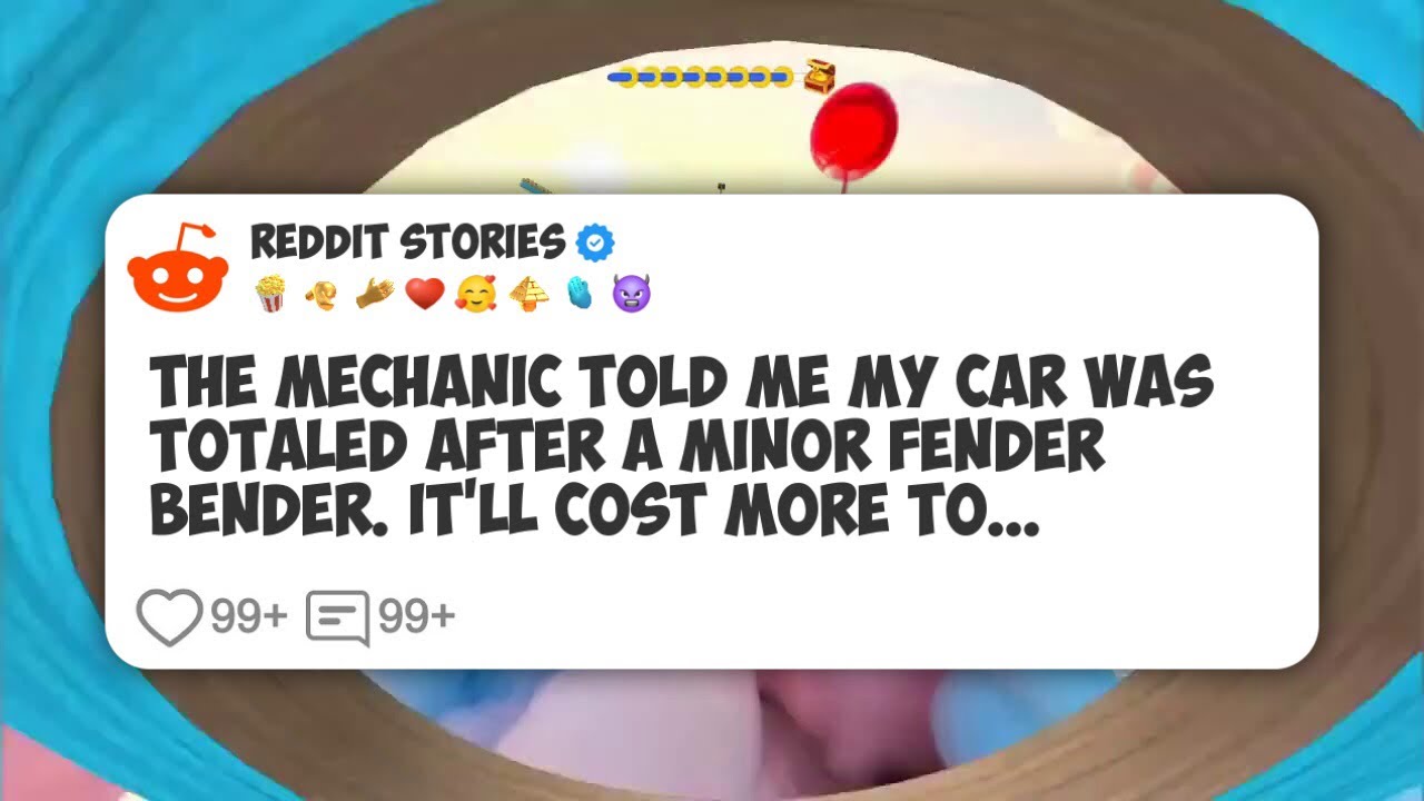 The mechanic told me my car was totaled after a minor fender bender. It'll cost more to #reddit 