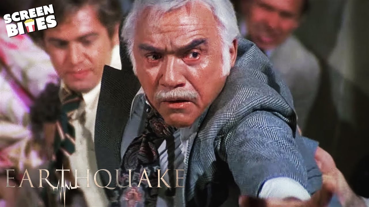 Earthquake | Falling To His Death | Lorne Green